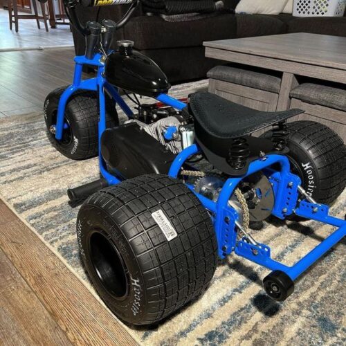 Blue custom build mini trike - MINI SFD TRIKES